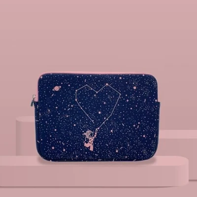 Immagine di WONDEE La Volatil Opportunità Custodia/Valigetta Universale 11 Pollici per Tablet con Cerniera e Design a Stelle Compatibile iPad, Samsung, Lenovo tutti i dispositivi fino 11&quot;
