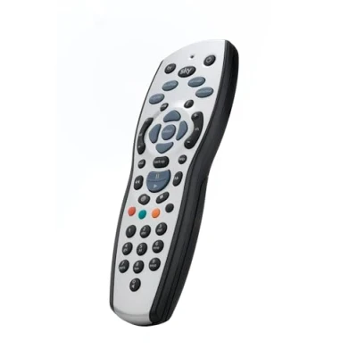 Immagine di Telecomando originale Sky+ HD, batterie Duracell incluse, compatibile con HD digibox, confezione ufficiale Sky SKY120, argento