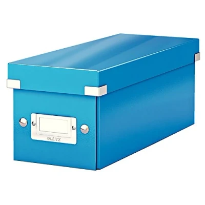 Immagine di Leitz Click &amp; Store WOW Scatola Archivio CD, per e Organizzazione di Adatta a Casa Ufficio, Blu, 60410036