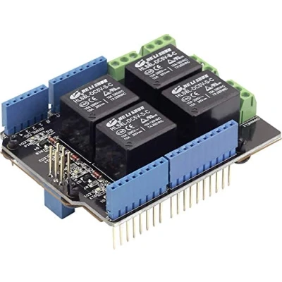 Immagine di Seeed Studio Relay Shield v3.0 Adatto per (kit di sviluppo): Arduino