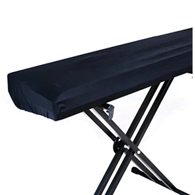 Immagine di LIGICKY Copertura antipolvere elastica per tastiera digitale a 88 tasti, colore nero