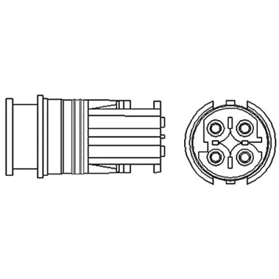 Immagine di MAGNETI MARELLI 466016355060 Sonda lambda riscaldato 4 MERCEDES BENZ: Classe C Sedan, CLK Coupe, T modell