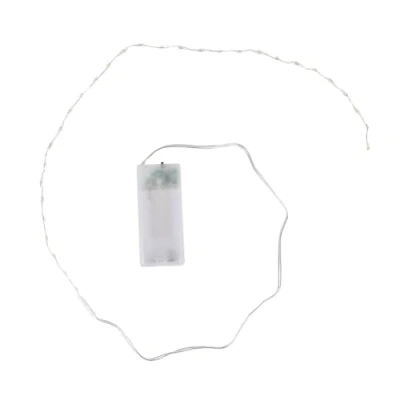 Immagine di Ideen mit Herz Catena di luci a LED, distanza dalla luce, 1,5 cm, extra piccola, luce bianca calda, funzionamento batteria, con funzione timer (30 lunghezza cavo 75 cm)