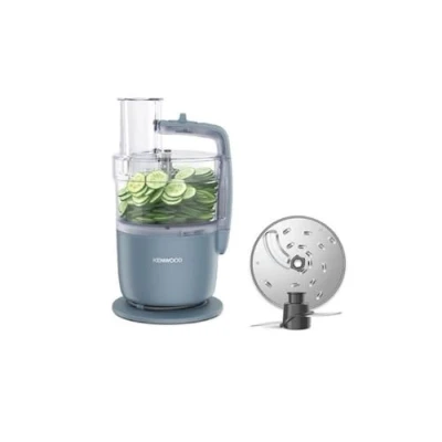 Immagine di Kenwood MultiPro Go FDP22.​000GY, Robot da Cucina che Trita, Affetta, Grattugia, Riduce in Purea e Impasta, Ciotola 1.3L, Lame per Impastare, Disco 4 mm, 650W, Storm Blu