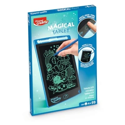 Immagine di Maped Creativ Tablet Magico LCD + Pennino Ardesia per disegni cancellabili Tempo libero creativo e regalo bambini dai 4 anni, nero, unico