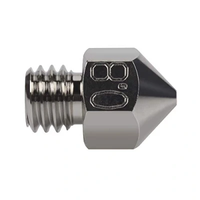 Immagine di 1 ugello in rame placcato MK8, resistente, antiaderente, ad alte prestazioni 0,8 mm, per 1,75 Creality CR 10 All Metal Hotend CR10 Ender 3 Pro 5 ANET A8 stampante 3D,