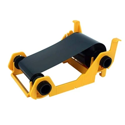 Immagine di nastro nero 800011 101 compatibile con stampanti Zebra ZXP1 ZXP serie 1 1000 stampe monocromatiche
