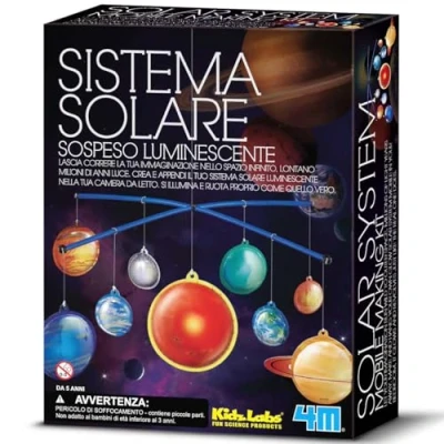 Immagine di 4M Kidz Labs Solar System Mobile Making Kit