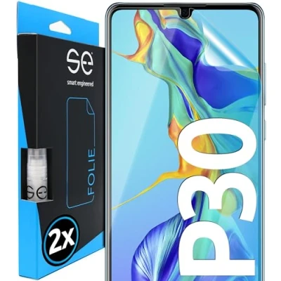 Immagine di smart engineered 3D Pellicola Protettiva per Schermo Huawei P30 [2 Pezzi Transparente, Case Friendly, qualità dell&#039;immagine Full HD,Pellicola TPU