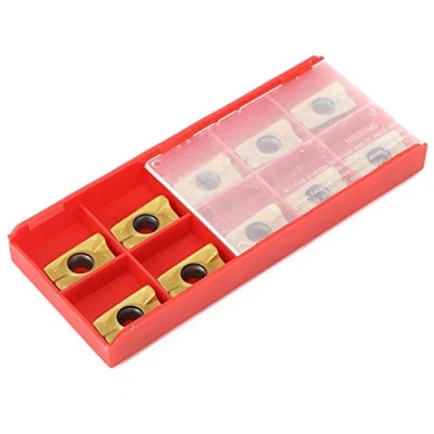 Immagine di Inserti in metallo duro 10PCS, durezza 15 50HRC di fresatura APMT1604 per tornio duro,