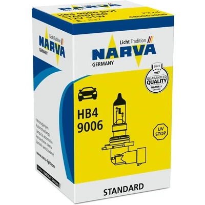 Immagine di NARVA 480063000 Lampadina, faro di profondità HB4 12V 51W Alogeno VOLKSWAGEN: Golf 6, 5, Polo V Hatchback, BMW: 3 Touring, Sedan, 5 Touring