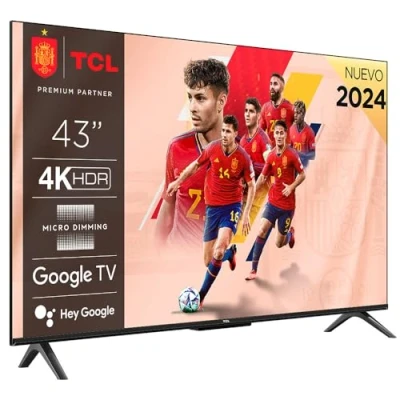 Immagine di TCL 43P61B Smart TV 43 Pollici (109,2 cm) 4K LED DVB T2 H.264, H.265 Nero