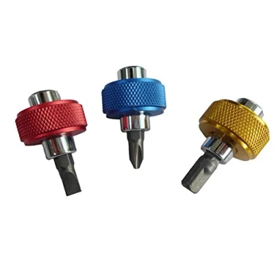 Immagine di Masidef member of the würth group CON:P B20703 Set inserti/giraviti a manopole con adattotori 6 pezzi, argento