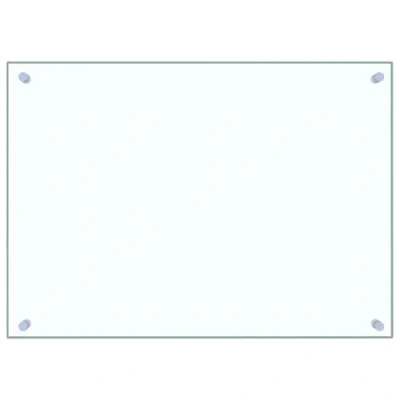 Immagine di vidaXL Paraschizzi per Cucina Paraspruzzi Fornelli Resistente al Calore Pannello Splashback Parete Trasparente 70x50 cm in Vetro Temperato