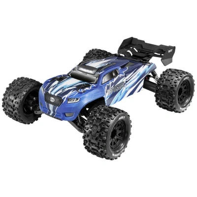 Immagine di Reely Thor Blu Brushed 1:10 Automodello Elettrica Monstertruck 4WD 100% RtR 2,4 GHz incl. Batteria, caricatore e batterie telecomando