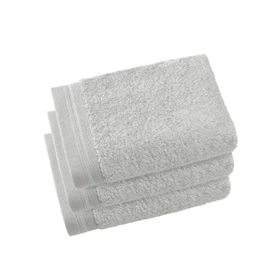 Immagine di De Witte Lietaer Contessa Luxe Set di 3 asciugamani per ospiti, in cotone, 40 x 60 cm, colore: Grigio chiaro