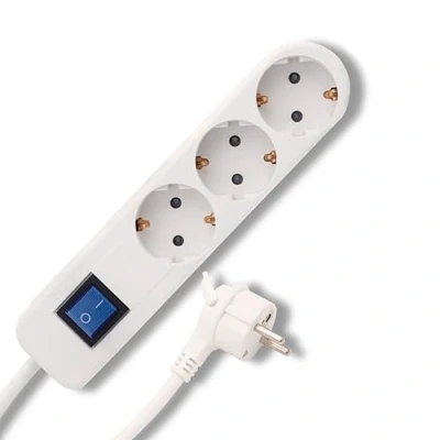 Immagine di Rev Ice Line Ciabatta elettrica con 3 interruttori, Colore: Bianco