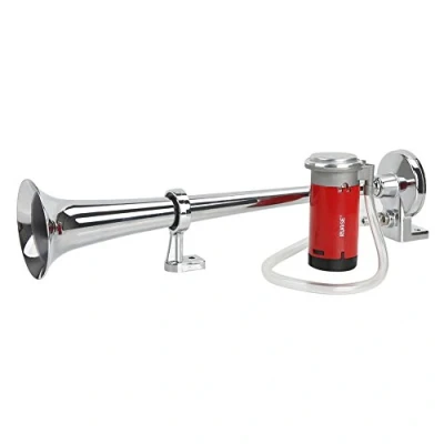 Immagine di Rupse Trombe ad Aria per Auto, Camion 12V,Air Horn Clacson con Compressore 150 dB Camion,Barca,Moto,Treno