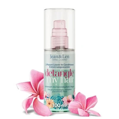 Immagine di Jean &amp; Len spray districante Miracle 2 Phase Leave In, adatto a tutti i tipi di capelli, districa capelli e ne migliora la pettinabilità, districante, senza siliconi parabeni, vegan, 100 ml