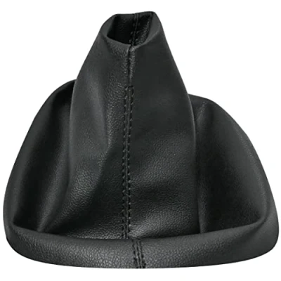 Immagine di Aerzetix C58498 Cuffia soffietto per leva del cambio compatibile con Seat Ibiza 6L dal 2002 al 2008 colore: nero in pelle sintetica