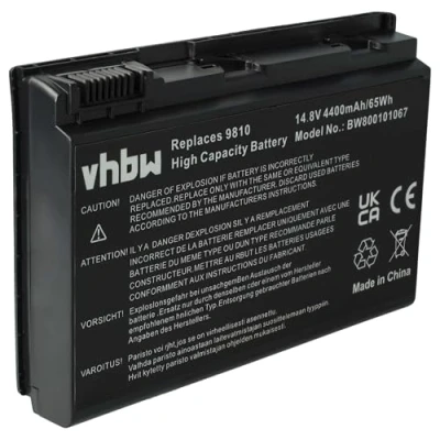 Immagine di vhbw batteria compatibile con Acer Travelmate 2490, 2492NLMi, 2492WLMi, 2493NWLMi, 2493WLMi laptop, notebook (4400mAh, 14,8V, Li Ion)