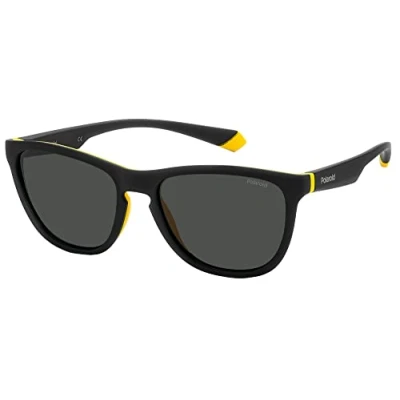 Immagine di Lunettes De Soleil Polaroid Pld 2133/s Col. 71c/m9 Hommes Carré Noir Jaune