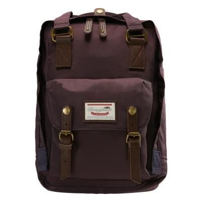 Immagine di Doughnut Macaroon, zaino unisex, 16 l, con scomparto per laptop, studenti, funzionale e realizzato a mano, come da viaggio o leggero città, uva, taglia unica