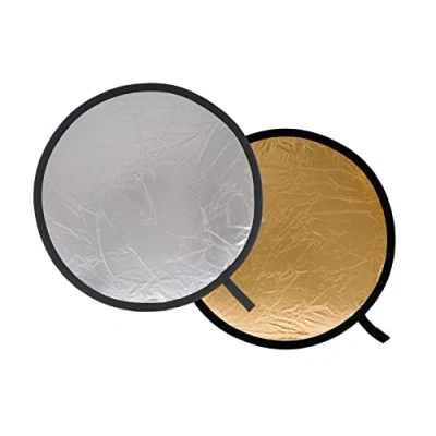 Immagine di Manfrotto LL LR2034 Pannello Circolare, Diametro 50 cm, Argento/Oro
