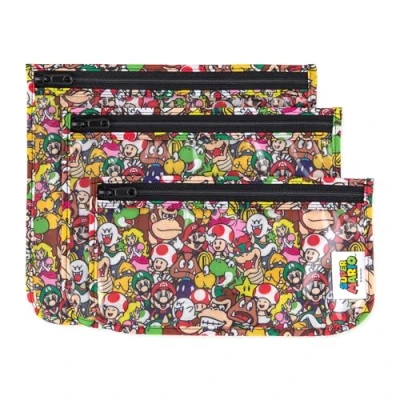 Immagine di Bumkins borsa da viaggio, articoli toeletta, approvata TSA, con cerniera, dimensioni quarto conforme alle compagnie aeree, lato trasparente, per bambini, organizzazione della