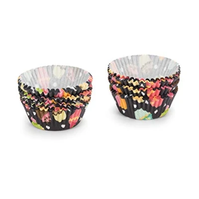 Immagine di Patisse 200 pirottini per Muffin, Misura Maxi, Colore: Nero con Muffin