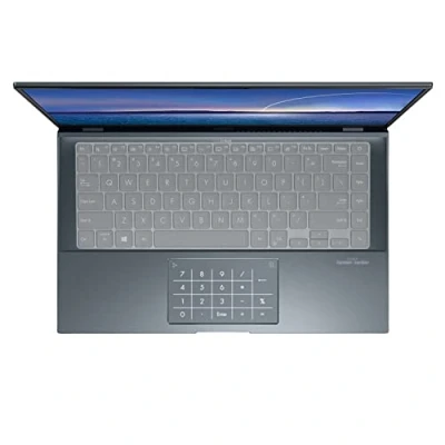 Immagine di MiNGFi silicone coperchio della tastiera Copritastiera per ASUS E410 L410 VivoBook S14 S435 S433 M433 M413 X413 K413 Flip TM420 TP470 ZenBook Q407IQ UX435EG Trasparente