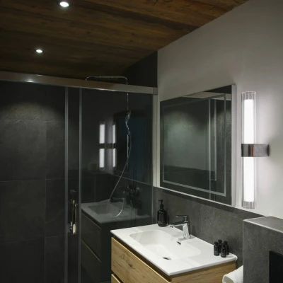 Immagine di SLV Applique LED per il bagno Lygant doppia, cromo, alluminio