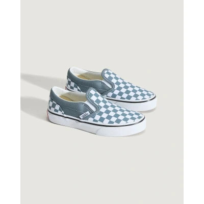 Immagine di Vans Classic Unisex Scarpe senza lacci per bambini, Taglia: 30, Stormy weather Tessuto