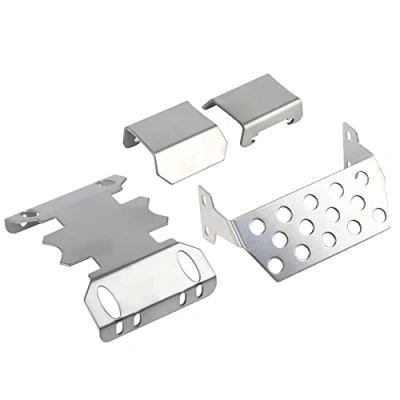 Immagine di INJORA RC Skid Plate Set, Chassis Armor Protector per 1/10 Crawler Axial SCX10 II 90046 90047 90059 90060