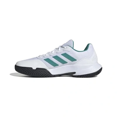 Immagine di adidas Gamecourt 2.0 Tennis Shoes, Scarpe da Uomo, Ftwr White Pure Teal Core Black, 42 EU