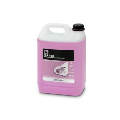 Immagine di ERRECOM Pink Cool, Liquido Radiatore Rosa 20C/+106C, antigelo G12+, G12++ con Pacchetto inibitore Si Oat 100% silanizzato, Pronto all’Uso, 5 Litri