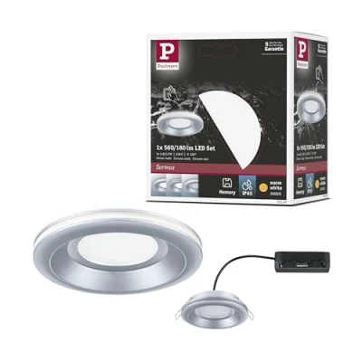 Immagine di Paulmann 92249 Sormus Lampada LED da incasso (monocolore) 4.8 W Cromo (opaco)