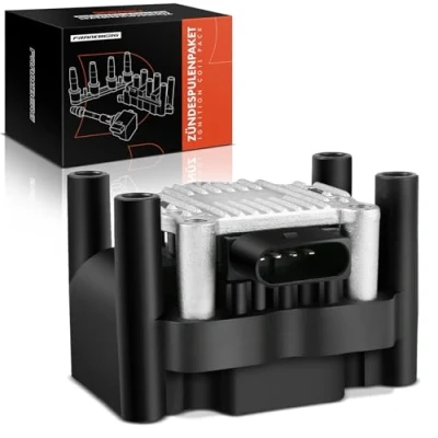 Immagine di Frankberg Modulo di accensione Bobina compatibile con A1 A2 A3 A4 Altea Exeo Ibiza Leon Toledo Fabia Octavia Rapid Superb Beetle J e t a B o r Caddy Golf Polo 032905106B