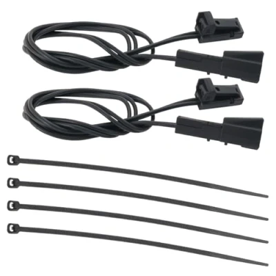 Immagine di OTOTEC 2 Pezzi Pin Maschio A Femmina Modifica Auto E Riparazione Spina Cablaggio Lunghezza 40 Cm Con Fascetta 4B0971832 4E0972575 907650.02 Compatibile Volkswagen