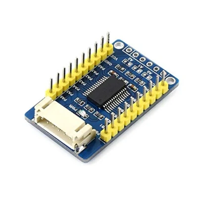 Immagine di Waveshare MCP23017 IO Expansion Board I2C Interface Expands 16 I/O Pins Compatible with Both 3.3V and 5V Levels