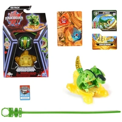 Immagine di BAKUGAN, Special Attack Trox, pezzo da collezione, action figure personalizzabili e carte giocattolo per bambini ragazzi ragazze