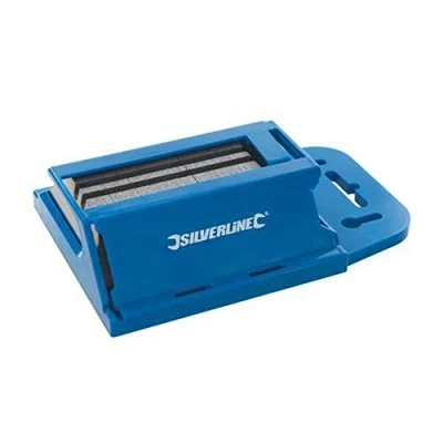 Immagine di Silverline Tools 758148 lama acciaio SK5 Utility 100PK, argento, set da 100 pezzi