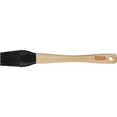 Immagine di Original Kaiser Go Wild pennello in silicone, 25 x 4 cm, 100% manico legno, resistente al calore, nero