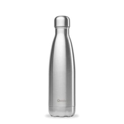 Immagine di Qwetch Bottiglia isolata in acciaio inox Originals 500ml 24h fredda e 12h calda impermeabile, senza BPA riutilizzabile per lo sport, i viaggi l&#039;ufficio