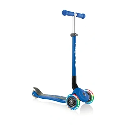 Immagine di Globber PRIMO FOLDABLE LIGHTS, 3 Wheel Scooter, Navy Blue