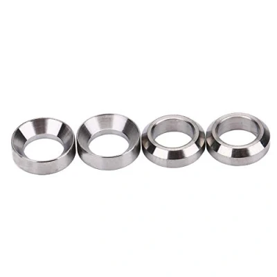 Immagine di VGEBY 4PCS Vite Freno Rondella Titanio Spaziatore M6 Concava Convex Balancer per MTB Bike (Colore : Titanium)
