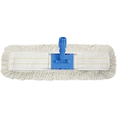 Immagine di Apex Scopa Cotone Mop Lavapavimenti Professionale con Testa Snodata, 60cm