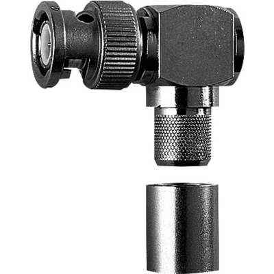 Immagine di Telegärtner J01000A0065 Connettore BNC Spina angolata 50 Ω 1 pz.
