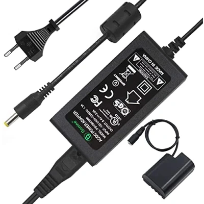 Immagine di DMW DCC12 AC8 Adattatore di alimentazione CA Kit caricatore accoppiatore CC per PANASONIC LUMIX DMC GH3 GH4 GH3K DC GH5 e Sigma SDQ SDQH