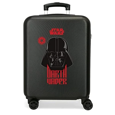 Immagine di Star Wars Squad Darh Vader, Maleta Cabina, 38x55x20 cm ABS Rigido Chiusura a Combinazione Laterale 35L 2 kg, 4 Doppie Ruote, Nero (Darth Vader)